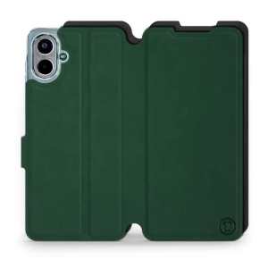 Etui Soft Touch do Samsung Galaxy A07 - wzór Miejska zieleń z czernią