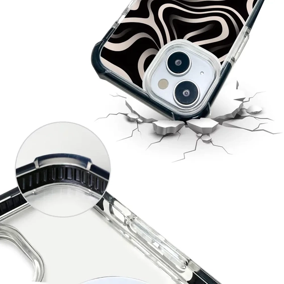 Etui MagSafe Elite Bumper Apple iPhone XS - wzór DA63D