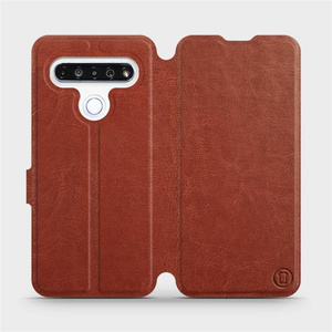 Etui do LG K61 - wzór Brown&Gray