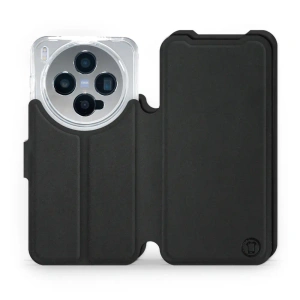 Etui Soft Touch do Vivo X300 - wzór Satynowa czerń