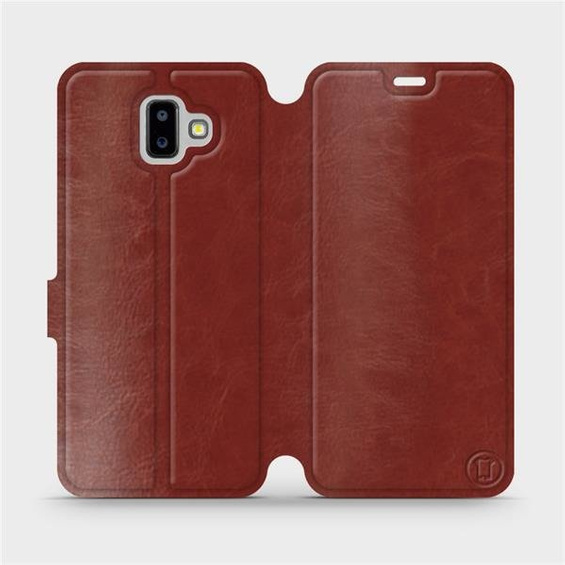 Etui do Samsung Galaxy J6 Plus 2018 - wzór Brown&Orange