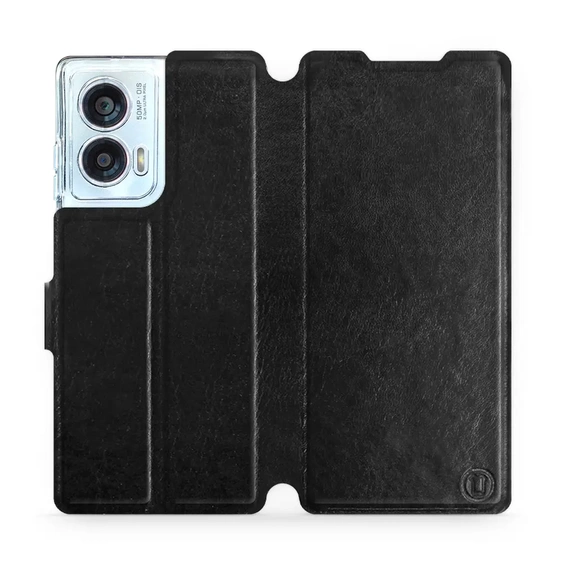 Etui do Motorola Edge 50 Fusion - wzór Black&Gray