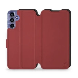 Etui Soft Touch do Samsung Galaxy A15 4G - wzór Zachodząca czerwień z czernią