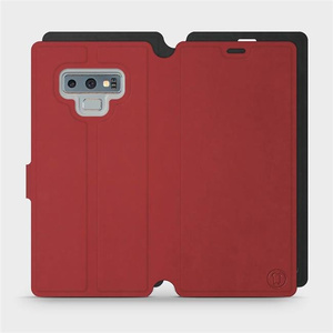 Etui Soft Touch do Samsung Galaxy Note 9 - wzór Zachodząca czerwień z czernią