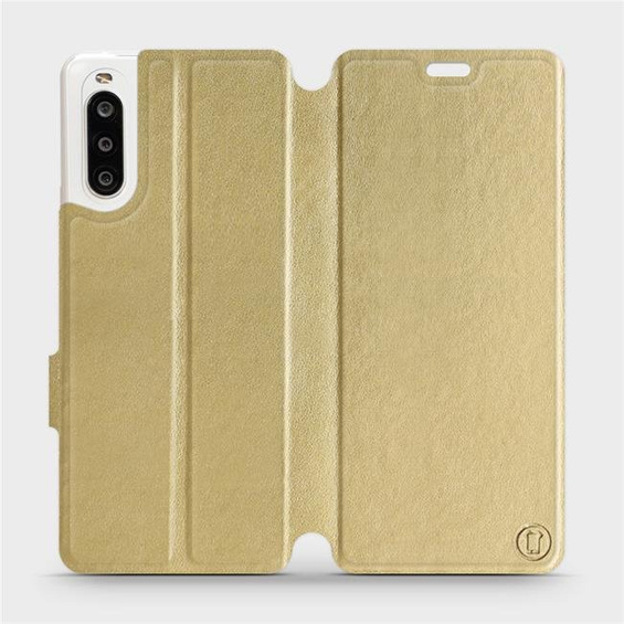 Etui do Sony Xperia 10 II - wzór Gold&Orange
