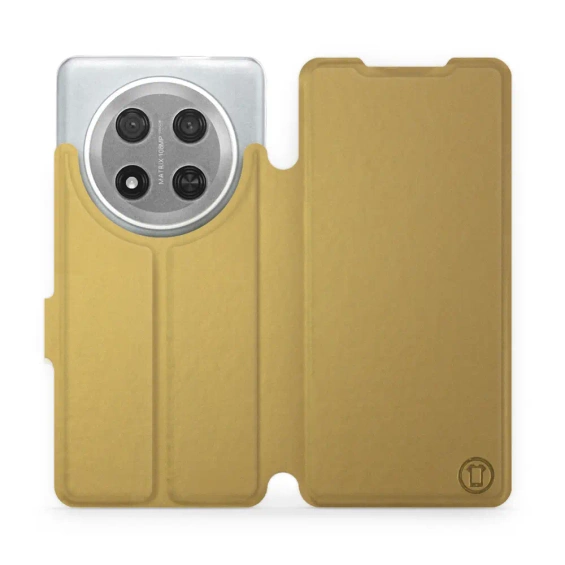 Etui do Huawei Honor Magic7 Lite 5G - wzór Gold&Orange