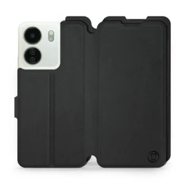 Etui Soft Touch do Xiaomi Redmi 13C - wzór Satynowa czerń
