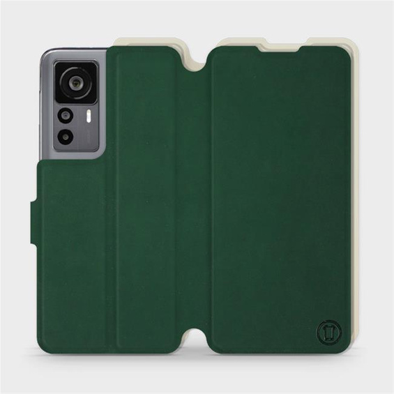 Etui Soft Touch do Xiaomi 12T - wzór Miejska zieleń z platyną