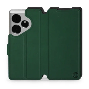 Etui Soft Touch do Realme GT 6 - wzór Miejska zieleń z czernią