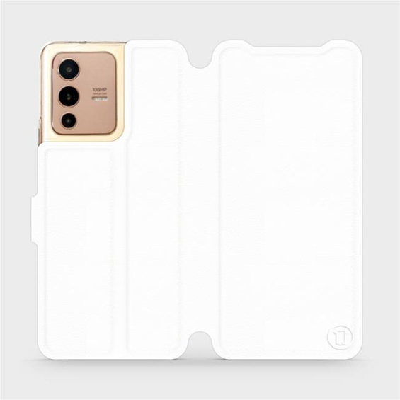 Etui do Vivo V23 5G - wzór White&Orange