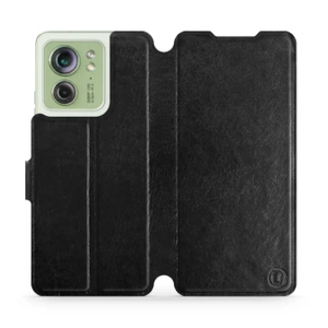 Etui do Motorola Edge 40 - wzór Black&Orange