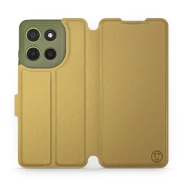Etui do Motorola Moto G15 - wzór Gold&Gray