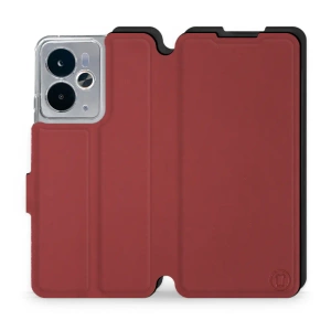 Etui Soft Touch do Realme 14 5G - wzór Zachodząca czerwień z czernią