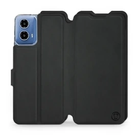 Etui Soft Touch do Motorola Moto G34 5G - wzór Satynowa czerń