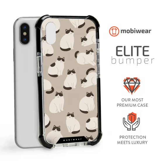 Etui MagSafe Elite Bumper Apple iPhone XS - wzór D160D