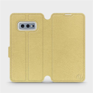 Etui do Samsung Galaxy S10e - wzór Gold&Orange
