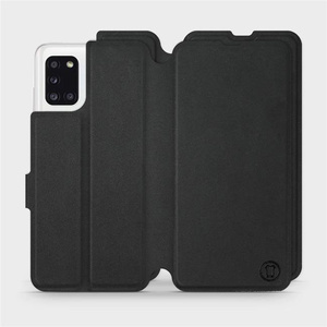 Etui Soft Touch do Samsung Galaxy A31 - wzór Satynowa czerń