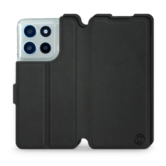 Etui Soft Touch do Motorola Moto G56 5G - wzór Satynowa czerń