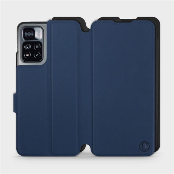 Etui Soft Touch do Xiaomi Redmi Note 11 Pro - wzór Głęboki granat z czernią