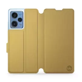 Etui do Xiaomi Redmi Note 12 Pro Plus 5G - wzór Gold&Orange