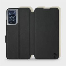 Etui Soft Touch do Xiaomi Redmi Note 11 Pro 5G - wzór Satynowa czerń z platyną