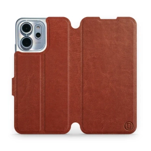 Etui do OPPO Reno 14 F 5G - wzór Brown&Gray