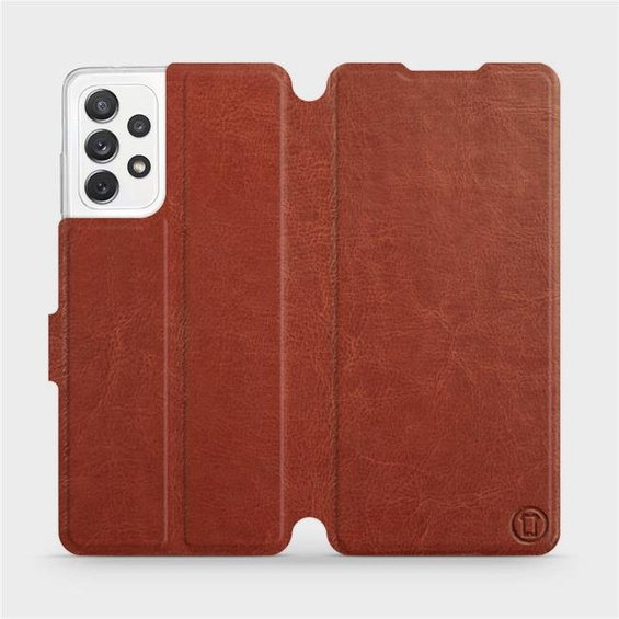 Etui do Samsung Galaxy A72 - wzór Brown&Orange