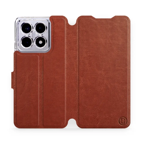 Etui do Xiaomi 14T Pro - wzór Brown&Orange