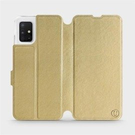 Etui do Samsung Galaxy A51 - wzór Gold&Gray