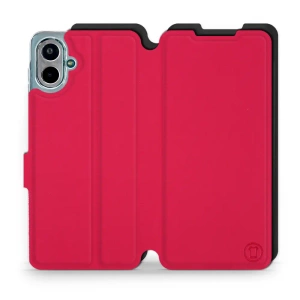 Etui Soft Touch do Samsung Galaxy A07 - wzór Żywa czerwień z czernią