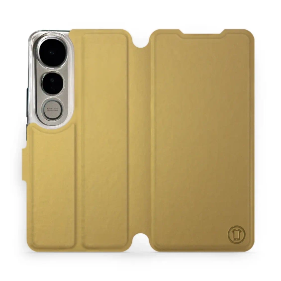 Etui do Vivo V50 Lite - wzór Gold&Orange
