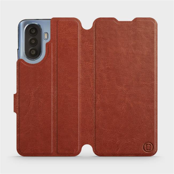 Etui do Huawei Nova Y70 - wzór Brown&Orange