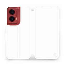 Etui do Motorola Moto G35 5G - wzór White&Orange