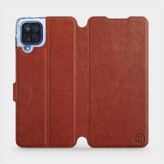 Etui do Samsung Galaxy M12 - wzór Brown&Gray