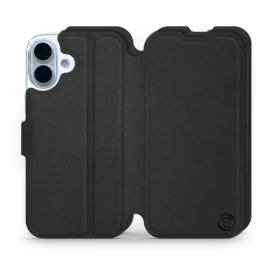 Etui Soft Touch do Apple iPhone 17 - wzór Satynowa czerń