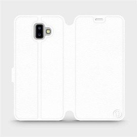 Etui do Samsung Galaxy J6 Plus 2018 - wzór White&Gray