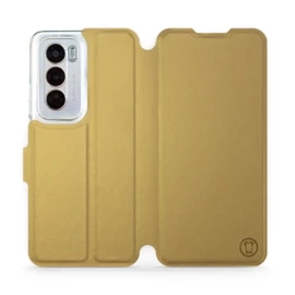 Etui do OPPO Reno 12 Pro 5G - wzór Gold&Gray