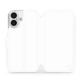 Etui do Apple iPhone 16 - wzór White&Orange