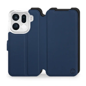 Etui Soft Touch do OPPO Find X9 pro - wzór Głęboki granat z czernią