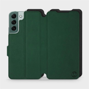 Etui Soft Touch do Samsung Galaxy S22 Plus - wzór Miejska zieleń z czernią