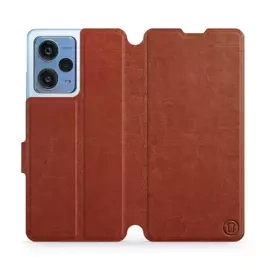Etui do Xiaomi Redmi Note 12 Pro Plus 5G - wzór Brown&Orange