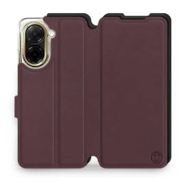 Etui Soft Touch do Xiaomi Redmi A5 - wzór Matowy burgund z czernią