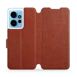 Etui do Xiaomi Redmi Note 12 4G - wzór Brown&Orange