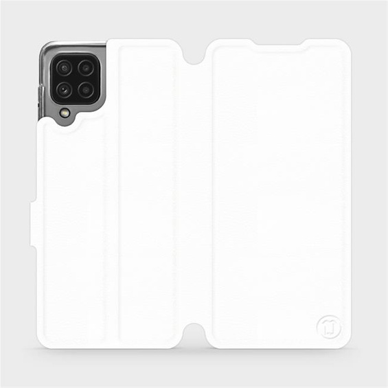 Etui do Samsung Galaxy M32 4G - wzór White&Orange