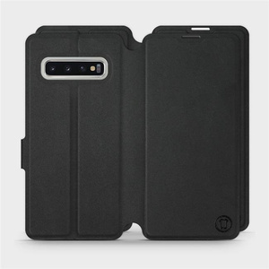 Etui Soft Touch do Samsung Galaxy S10 - wzór Satynowa czerń