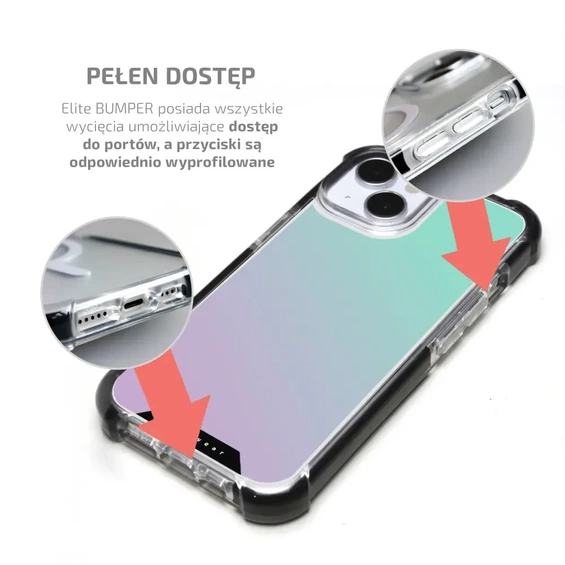 Etui MagSafe Elite Bumper Apple iPhone 15 Pro Max - wzór D034D