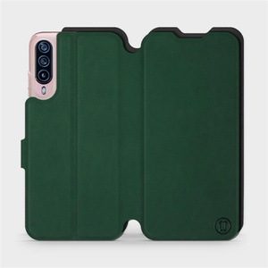 Etui Soft Touch do HTC Desire 22 Pro - wzór Miejska zieleń z czernią