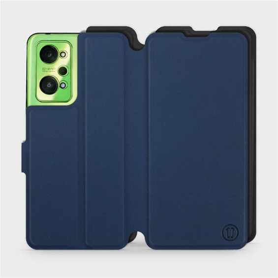 Etui Soft Touch do Realme GT Neo 2 - wzór Głęboki granat z czernią