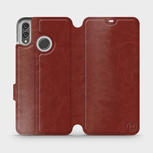 Etui do Huawei Honor 8X - wzór Brown&Orange