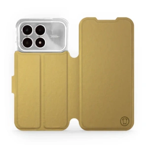 Etui do Xiaomi Poco F8 Pro - wzór Gold&Gray
